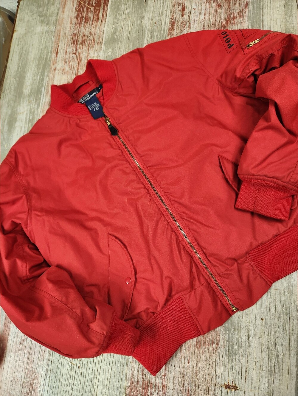 Vintage 1990s Ralph Lauren POLO Bomber Jacket